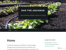 Tablet Screenshot of dantheaquaman.com